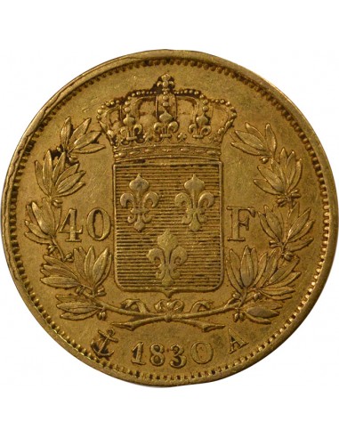 Charles X 40 Francs Or 1830 A Paris