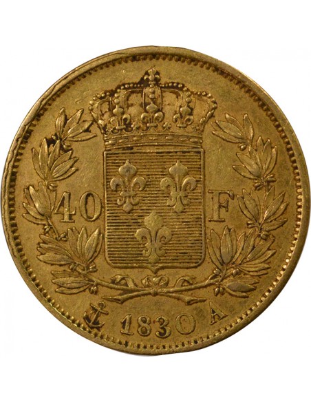 Charles X 40 Francs Or 1830 A Paris