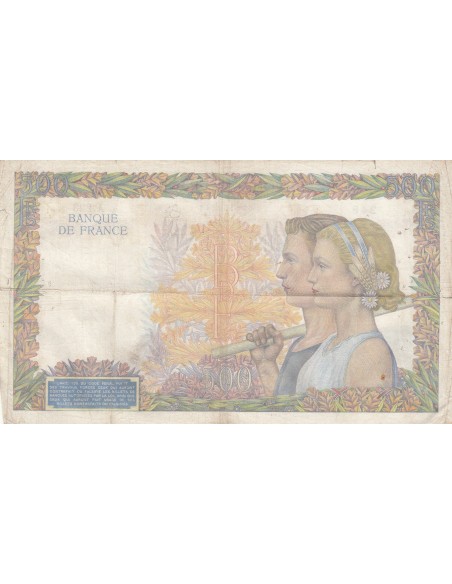 Billet Français 500 francs 1940