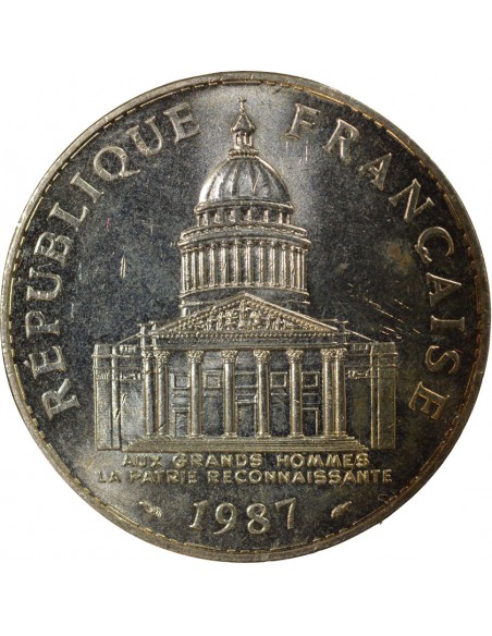 Panthéon 100 Francs Argent 1987 Pessac