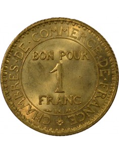 Chambres de Commerce 1 franc Cuivre-Aluminium 1927 A Paris 2