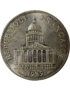 Panthéon 100 Francs Argent 1989 Pessac 2
