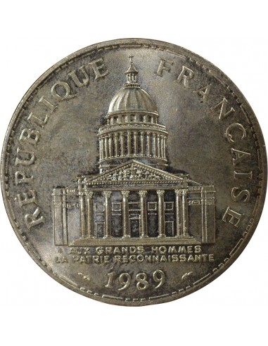 Panthéon 100 Francs Argent 1989 Pessac