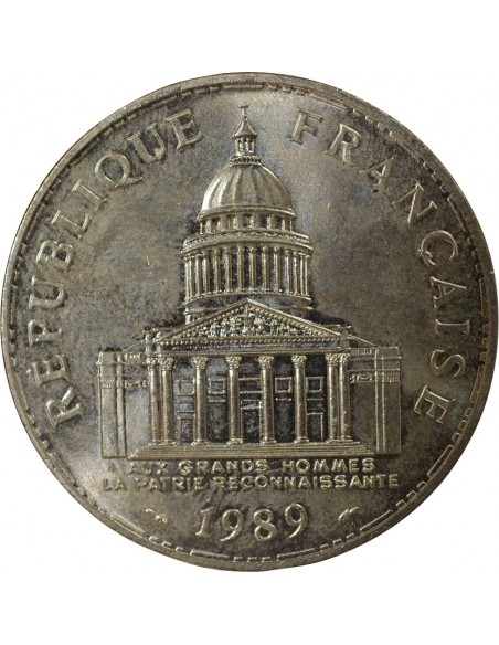 Panthéon 100 Francs Argent 1989 Pessac