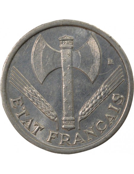 Légère 1 franc Aluminium 1944 A Paris