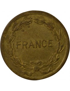 France Libre  2 Francs Bronze-Alu 1944 Philadelphie 2