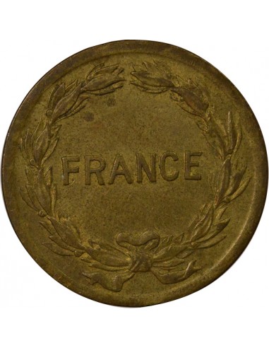 France Libre  2 Francs Bronze-Alu 1944 Philadelphie