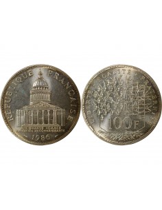 Panthéon 100 Francs Argent 1986 Pessac