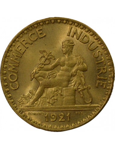 Chambres de Commerce 2 francs Cuivre-Aluminium 1921 A Paris