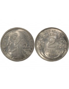 Morlon 2 francs Aluminium 1948 B Beaumont - Le Roger