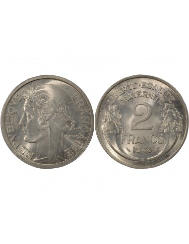 Morlon 2 francs Aluminium 1948 B Beaumont - Le Roger