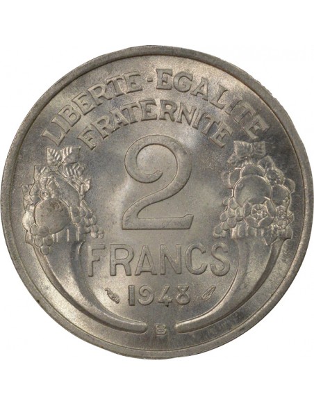 Morlon 2 francs Aluminium 1948 B Beaumont - Le Roger