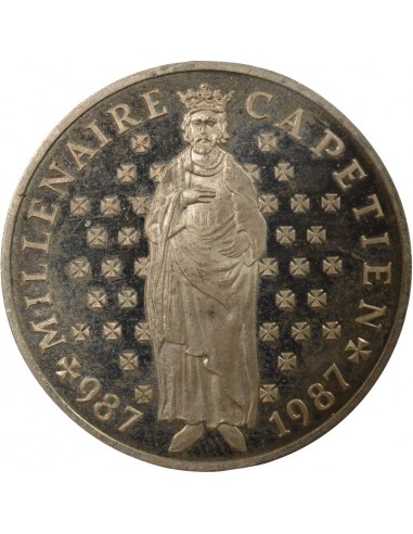 Capétien 10 Francs Argent 1987 Pessac