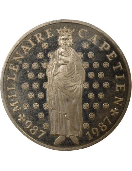 Capétien 10 Francs Argent 1987 Pessac