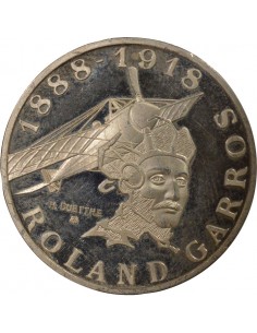 Roland Garros 10 Francs Argent 1988 Pessac 2