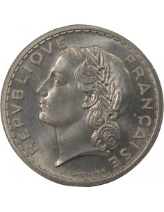 Lavrillier 5 francs Aluminium 1947 A Paris 2