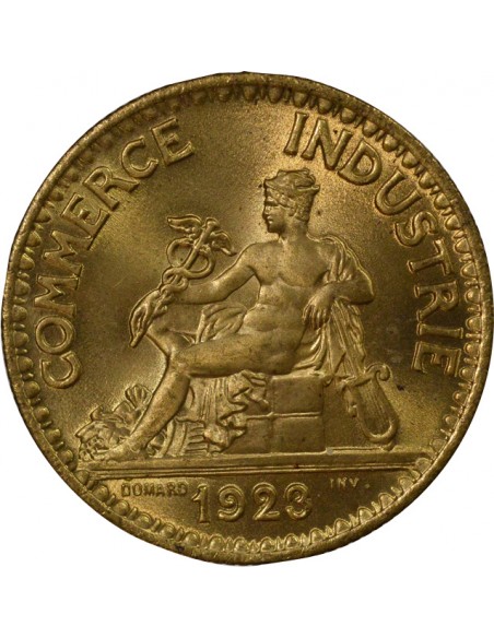 Chambres de Commerce 2 francs Cuivre-Aluminium 1923 A Paris