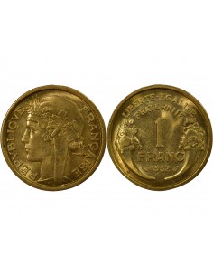 Morlon 1 franc Cuivre-Aluminium 1932 A Paris