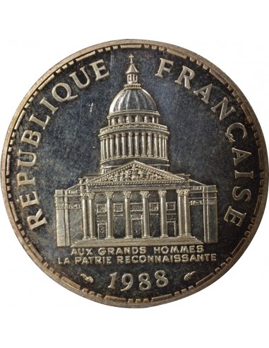 Panthéon 100 Francs Argent 1988 Pessac