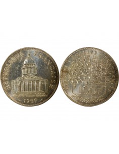 Panthéon 100 Francs Argent 1989 Pessac
