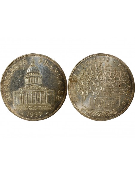 Panthéon 100 Francs Argent 1989 Pessac
