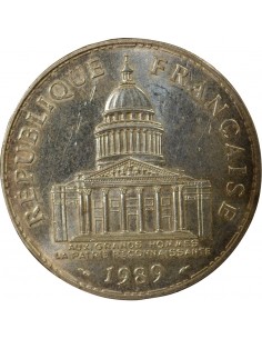 Panthéon 100 Francs Argent 1989 Pessac 2