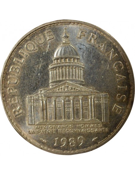 Panthéon 100 Francs Argent 1989 Pessac