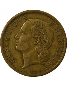 Lavrillier 5 francs Bronze-Alu 1946 C Castelsarrasin 2