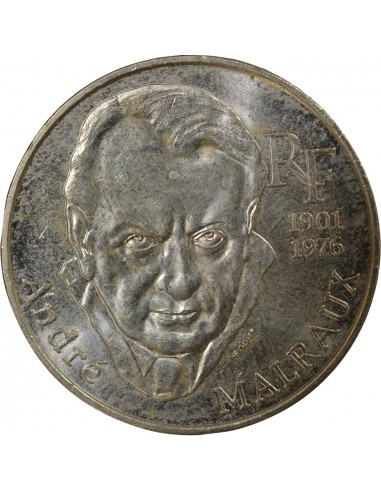André Malraux Malraux 100 Francs Argent 1997 Pessac