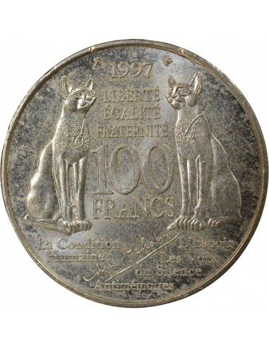 André Malraux Malraux 100 Francs Argent 1997 Pessac