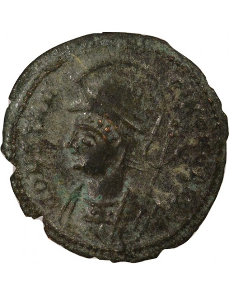 Rome Empire Constantinople Nummus Cuivre 332-333 Trèves