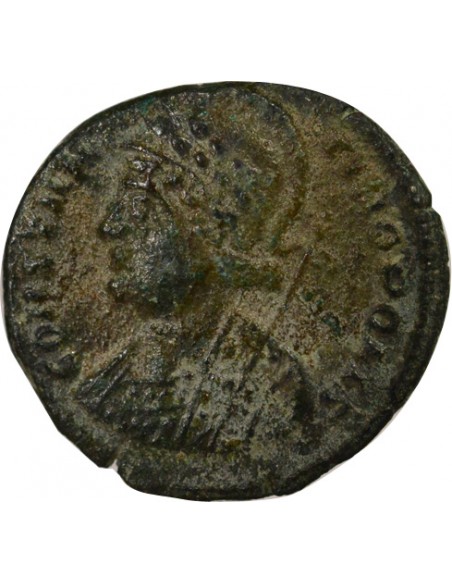Rome Empire Constantinople Nummus Cuivre 332-333 Trèves