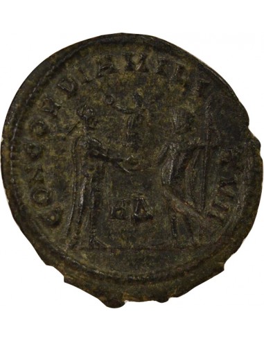 Rome Empire Maximien Hercule Concordia AE3 Cuivre 295-296 Héraclée