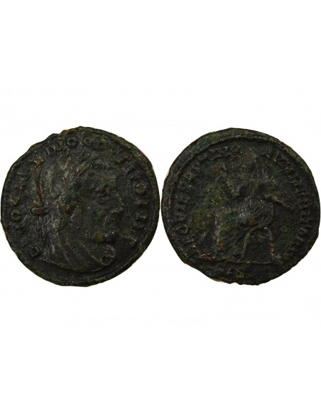 Rome Empire Claude II le Gothique Restitution par Constantin I Nummus Bronze 317-318 Siscia