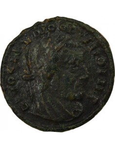 Rome Empire Claude II le Gothique Restitution par Constantin I Nummus Bronze 317-318 Siscia 2