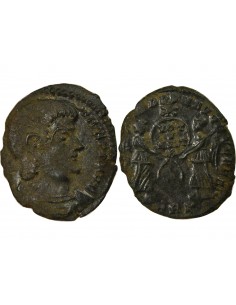 Rome Empire Magnence Aux Victoires Maiorina Cuivre 352 Trèves