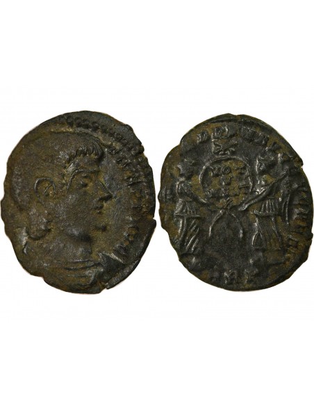 Rome Empire Magnence Aux Victoires Maiorina Cuivre 352 Trèves