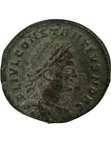 deux étendards Nummus Cuivre 331 Arles