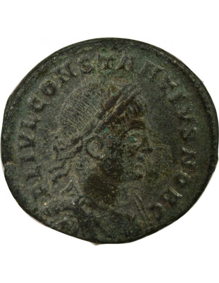 deux étendards Nummus Cuivre 331 Arles