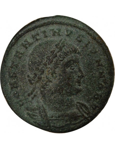 deux étendards Nummus Cuivre 330-331 Arles