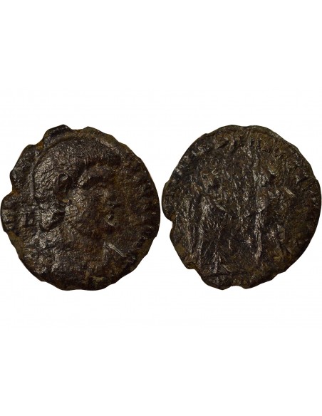 Rome Empire Décence Aux Victoires Maiorina Cuivre 352 Trèves