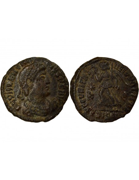 Rome Empire Valentinien Ier A la Victoire Nummus Cuivre 367-375 Siscia