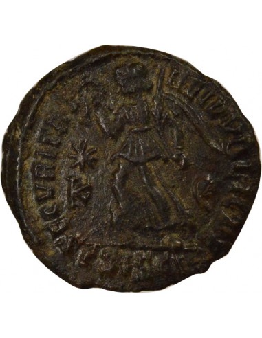 Rome Empire Valentinien Ier A la Victoire Nummus Cuivre 367-375 Siscia