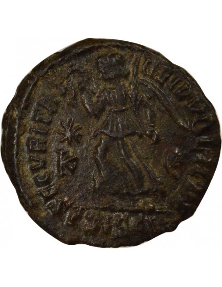 Rome Empire Valentinien Ier A la Victoire Nummus Cuivre 367-375 Siscia