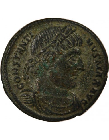 deux étendards Nummus Cuivre 331-332 Arles