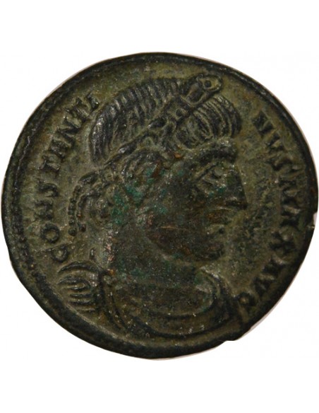 deux étendards Nummus Cuivre 331-332 Arles