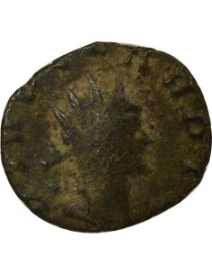 Gaule Claude II le Gothique A l'Autel 1 minimi Cuivre Fin IIIe Siècle 2