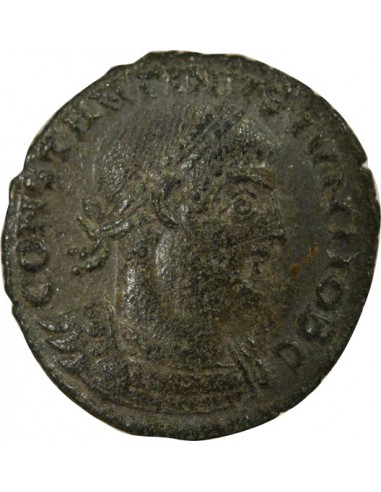 deux étendards Nummus Cuivre 330-333 Thessalonique