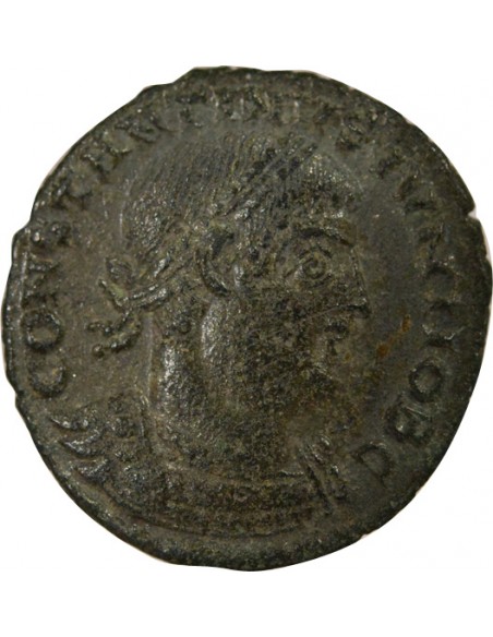 deux étendards Nummus Cuivre 330-333 Thessalonique