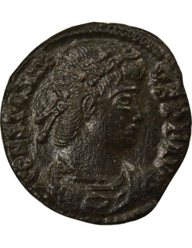 Rome Empire Constance II Aux Victoires Nummus Cuivre 341-347 Siscia